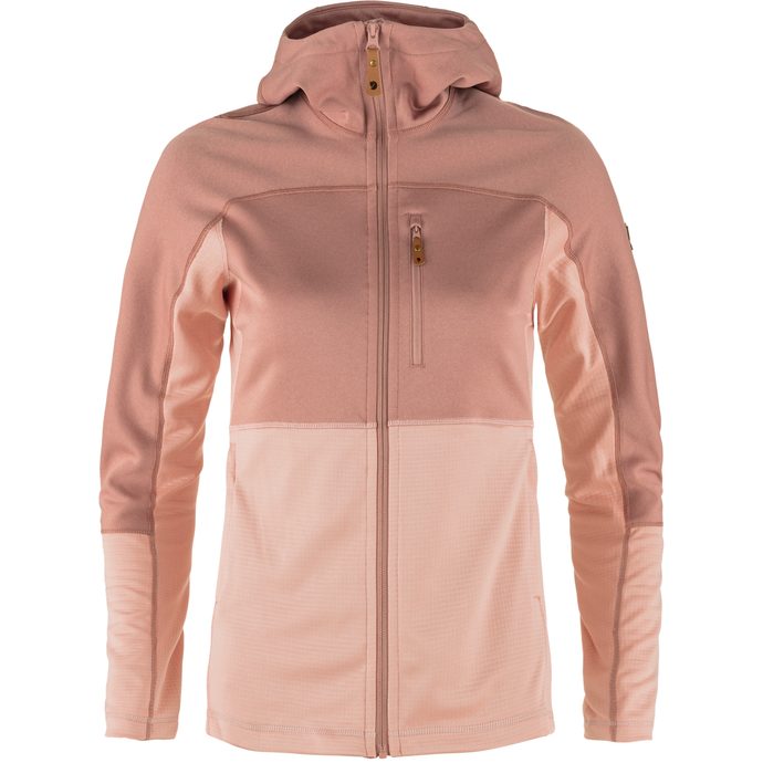 FJÄLLRÄVEN Abisko Trail Fleece W, Chalk Rose-Dusty Rose