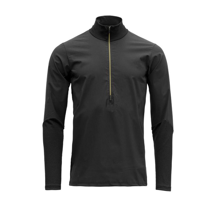 DEVOLD Running Cover Man Zip Neck, Caviar