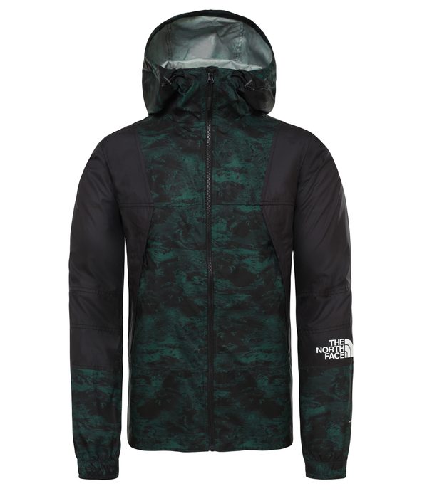 THE NORTH FACE M MNT LHT WINDSH JKT NIGHT GREEN LUNATIC PRINT