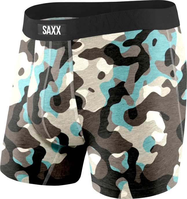 SAXX UNDERCOVER BOXER BR FLY, black boulder camo