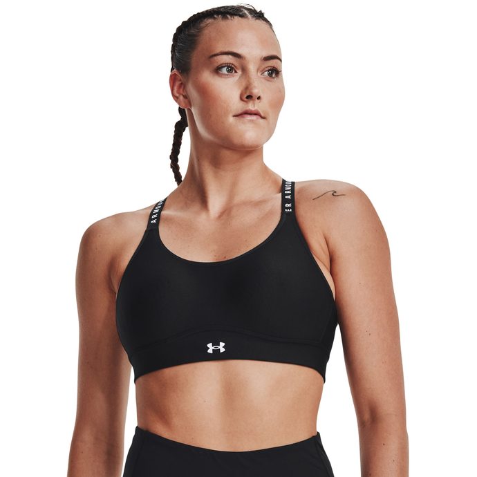 UA HeatGear Armour Medium Support Branded Sports Bra – Soccer