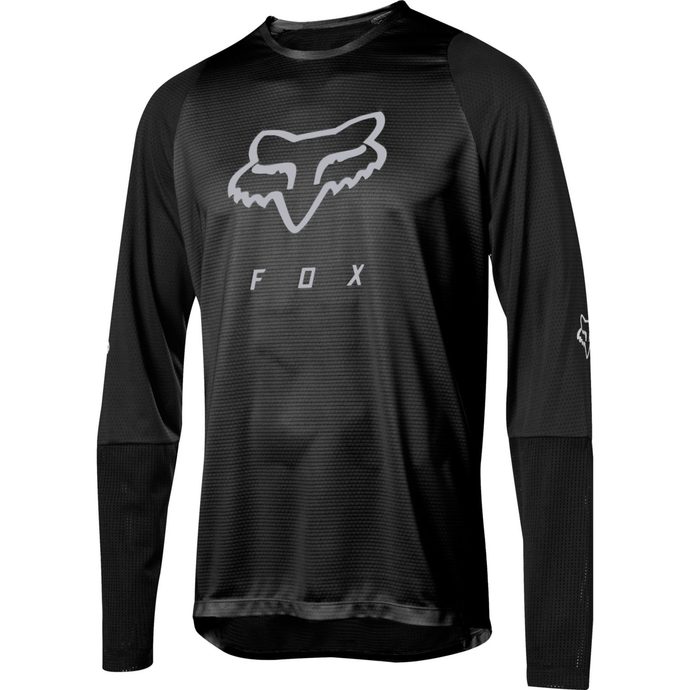 FOX Defend Ls Foxhead Jersey Black