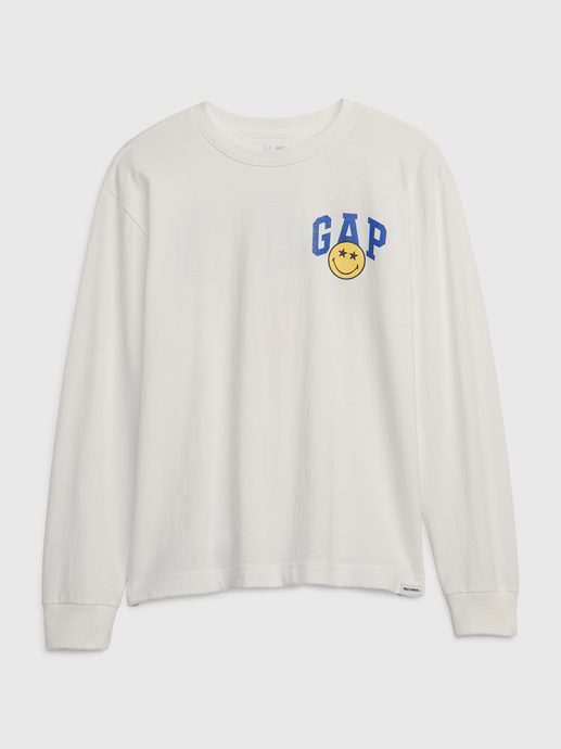 GAP 514088-00 Dětské tričko GAP & Smiley® Bílá