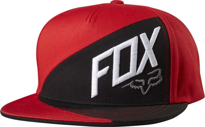 FOX Overlapped Snapback, flame red