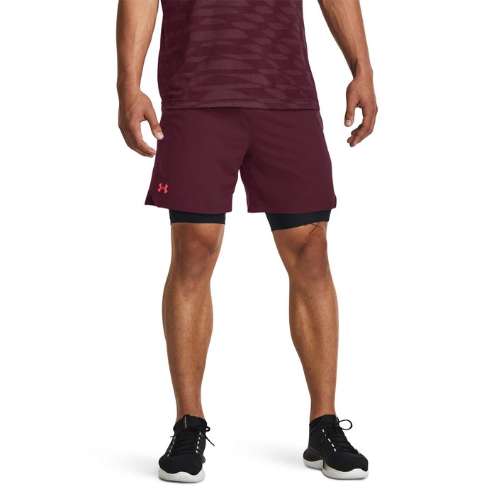 UNDER ARMOUR Vanish Woven 6in Shorts-MRN