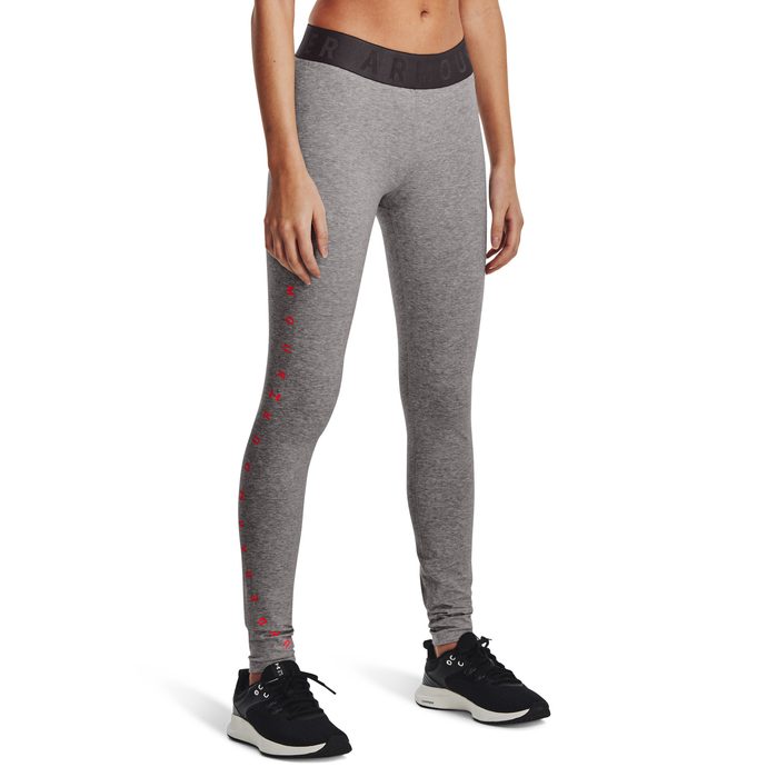 UNDER ARMOUR Favorite Graphic Legging, Gray