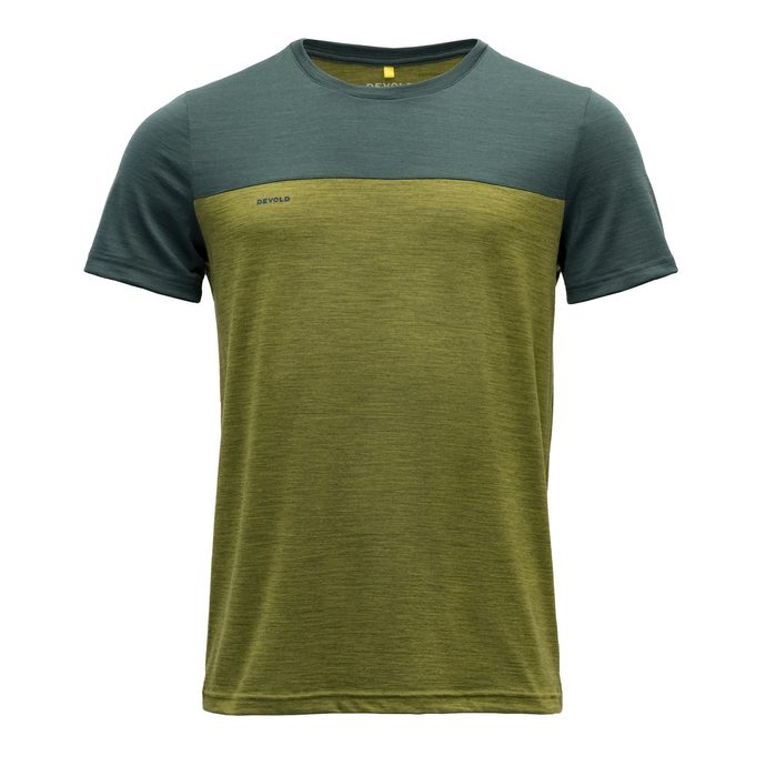 DEVOLD Norang Man Tee Woods/Green Melange