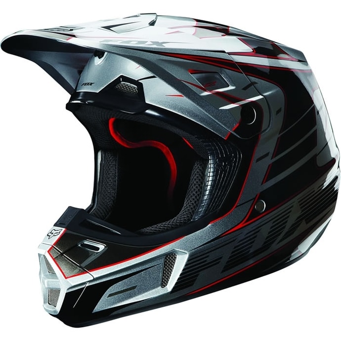 FOX 03917 064 V2 RACE - pánská MX helma
