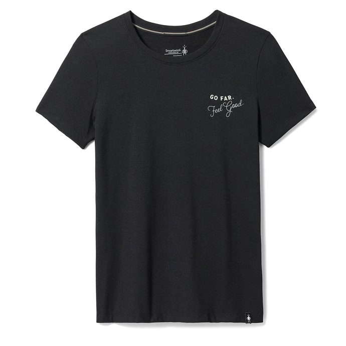 SMARTWOOL W DENVER SKYLINE GRAPHIC SS TEE, black