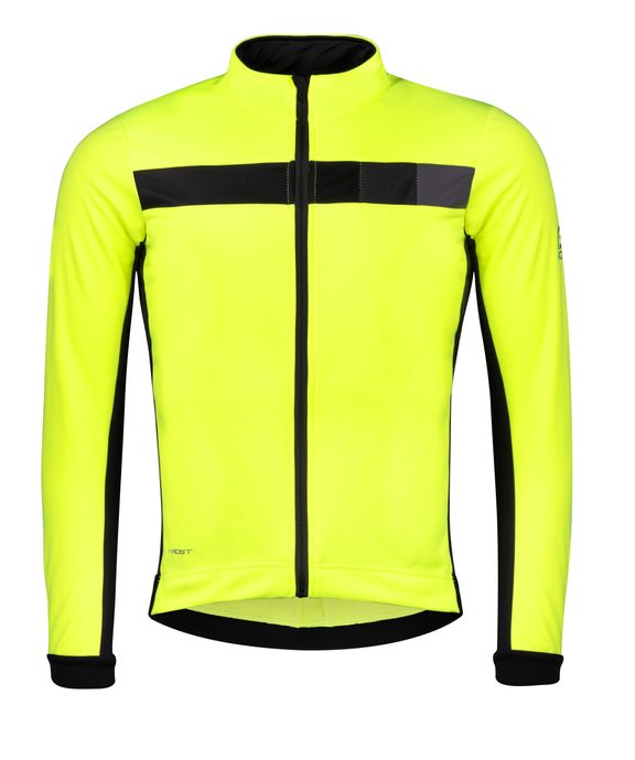 FORCE FROST softshell zimní, fluo-černá