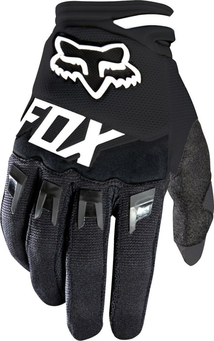 FOX 14999-001 DIRTPAW RACE Black - MX Rukavice