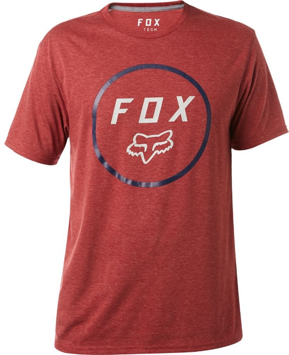 FOX Settled ss tech tee Heather Burgundy