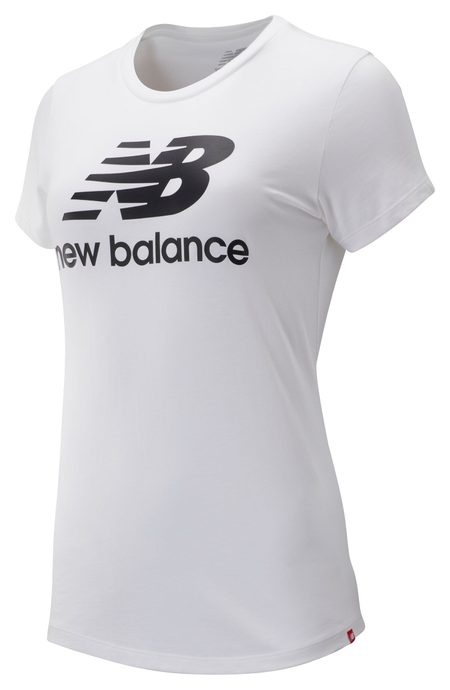 NEW BALANCE WT91546WK - ESE ST LOGO TEE SS bílá