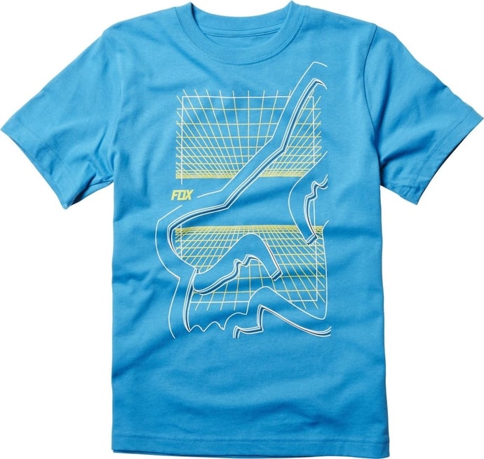 FOX 16341-029 YOUTH SCRIM SHAW Electric blue - tričko dětské