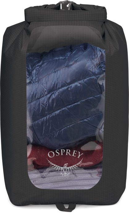 OSPREY DRY SACK 20 W/WINDOW, black