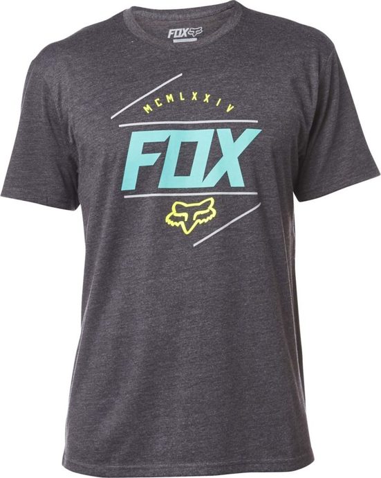 FOX Looped Out Ss Tee, heather black