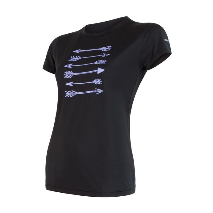 SENSOR COOLMAX FRESH PT ARROWS women's shirt neck sleeve black