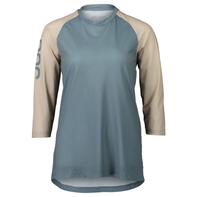 POC W's MTB Pure 3/4 Jersey Calcite Blue/Light Sandstone Beige