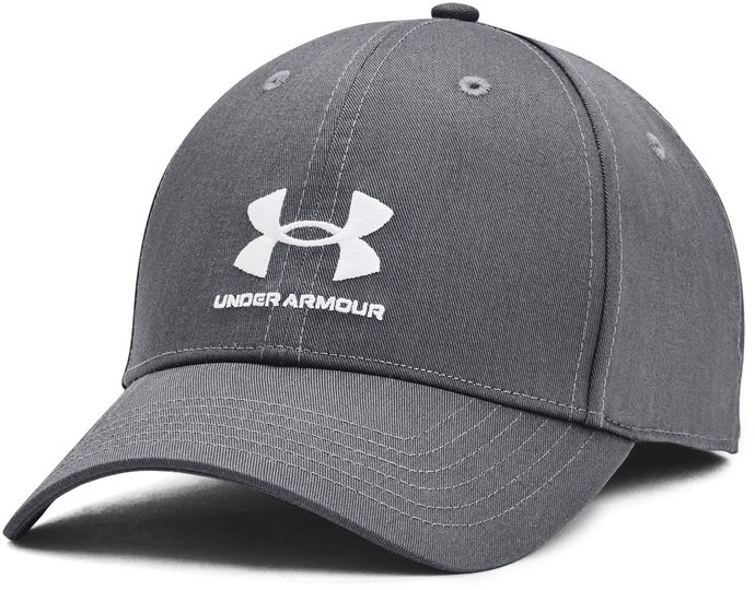 UNDER ARMOUR Mens Branded Lockup Adj-GRY