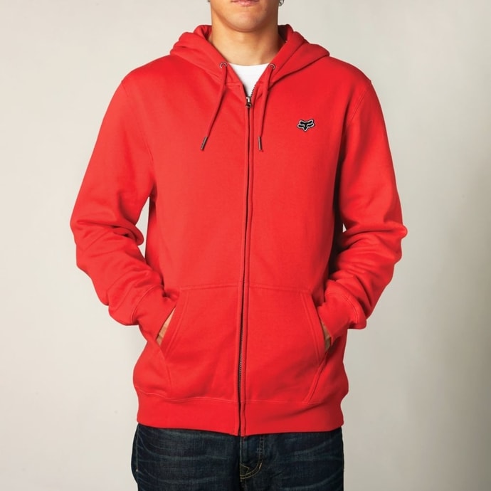 FOX Legacy ZIP FLEECE FLAME RED