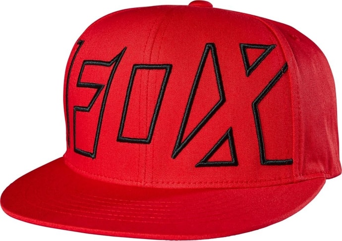 FOX 17703 122 Crisis Snapback, flame red - kšiltovka