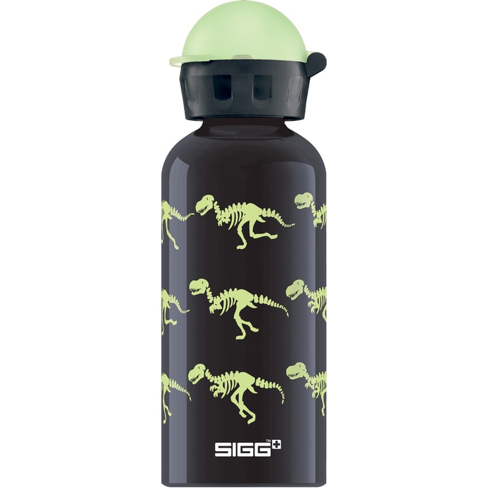 SIGG 8543.10 GLOW WALKING DINOS 0.4 L - Lahev modrá