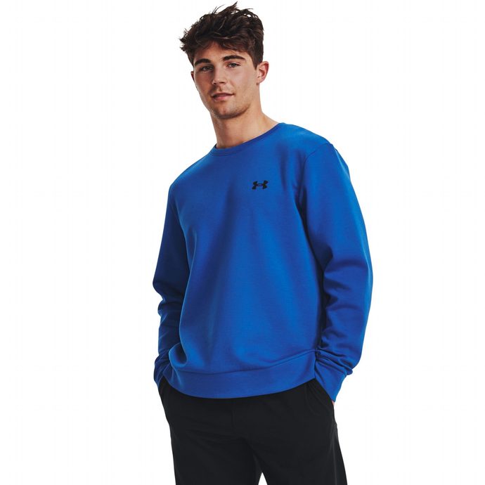 UNDER ARMOUR Unstoppable Flc Crew-BLU