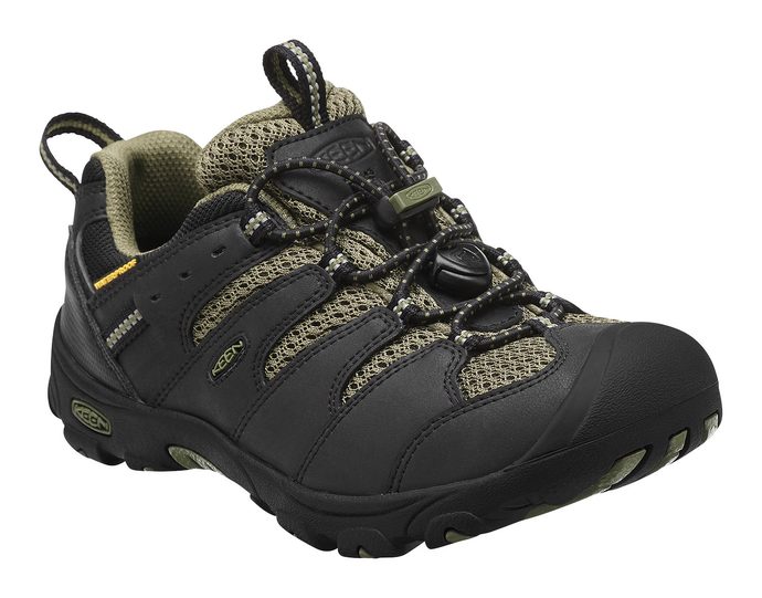 KEEN Koven Low WP K - dětská outdoor obuv černá