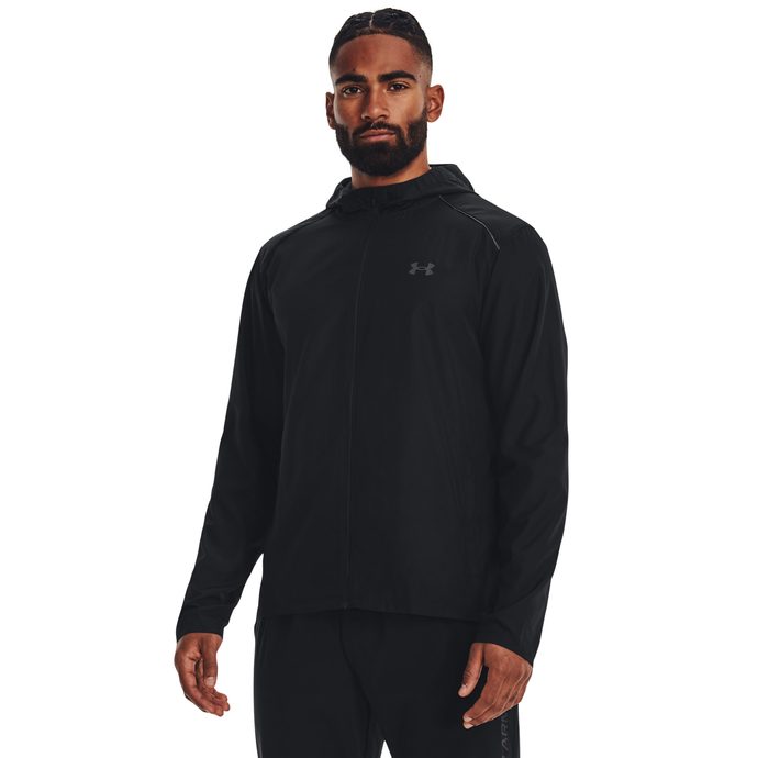 UNDER ARMOUR UA STORM RUN HOODED JACKET, Black