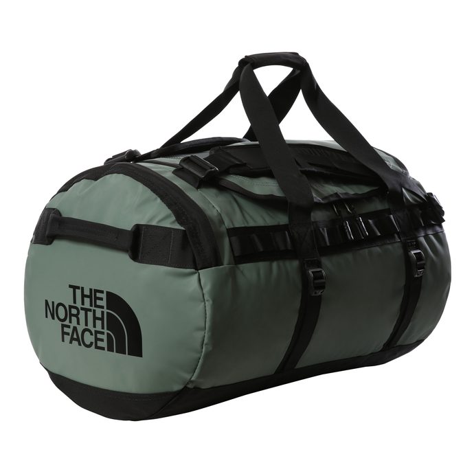 THE NORTH FACE BASE CAMP DUFFEL M, 71L LAUREL WREATH GREEN/TNF BLACK