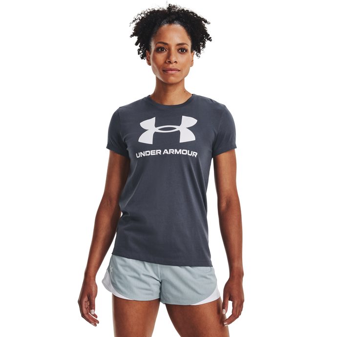 UNDER ARMOUR SPORTSTYLE LOGO SS W, grey