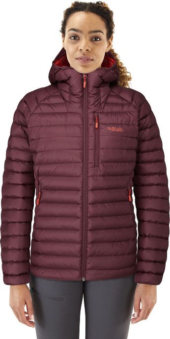 RAB Microlight Alpine Long Jacket Women's, deep heather