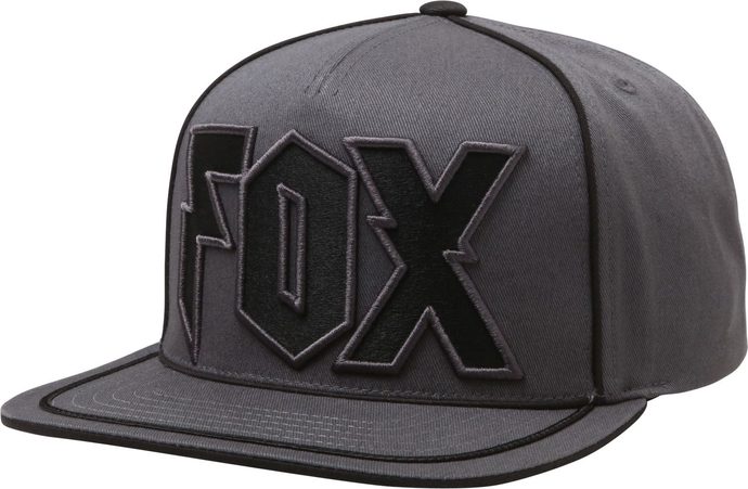 FOX Faction snapback hat Charcoal