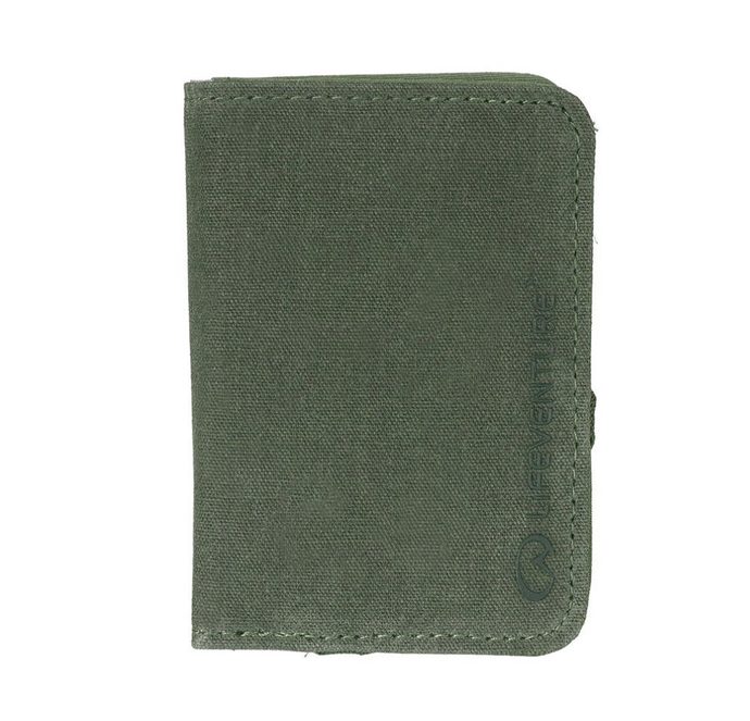 LIFEVENTURE RFiD Card Wallet; olive