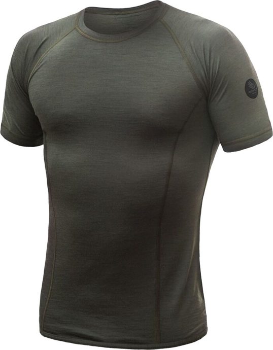 SENSOR MERINO AIR pánské triko kr.rukáv olive green