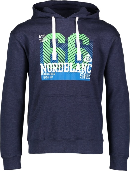 NORDBLANC NBFMS5943 TREAT blue sky - men's hoodie with hood
