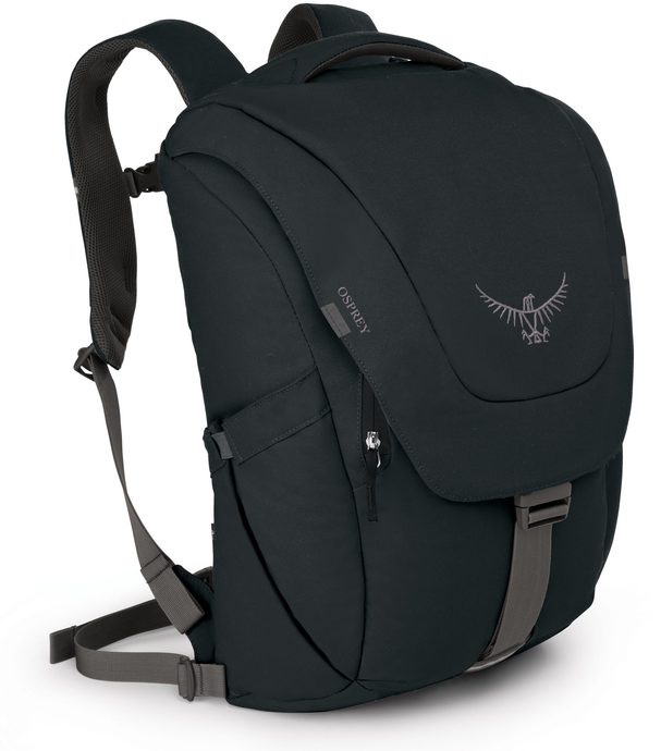 OSPREY Flap Jack Pack Black 21l - batoh na notebook