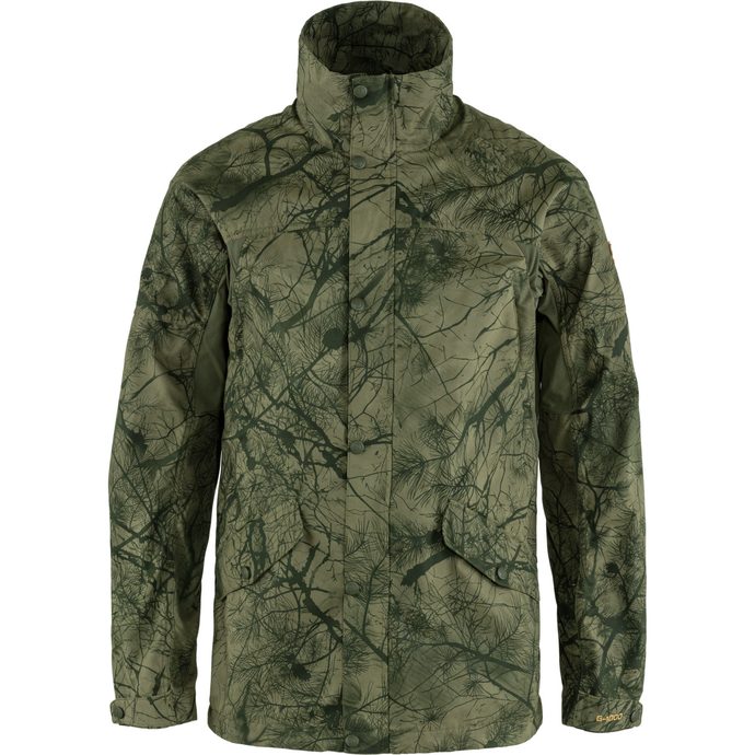 FJÄLLRÄVEN Forest Hybrid Jacket M Green Camo-Laurel Green