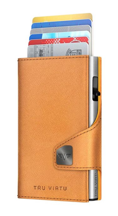 TRU VIRTU Wallet Click & Slide - vegan Bio Apple Wallnut