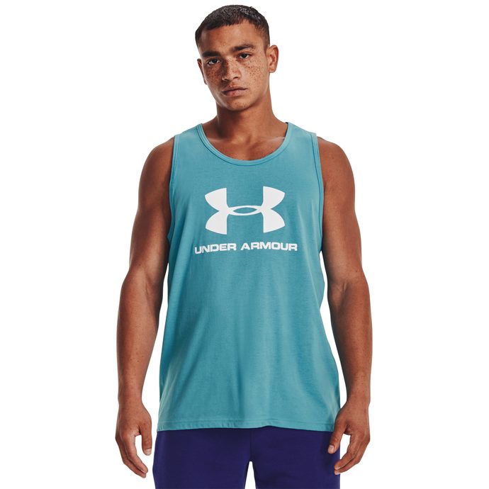 UNDER ARMOUR SPORTSTYLE LOGO TANK, blue