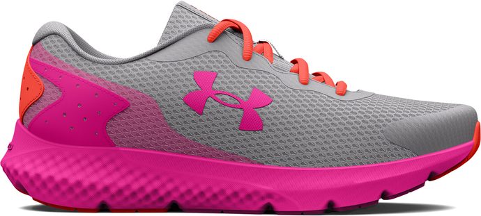 UNDER ARMOUR UA GGS Charged Rogue 3, Gray/pink