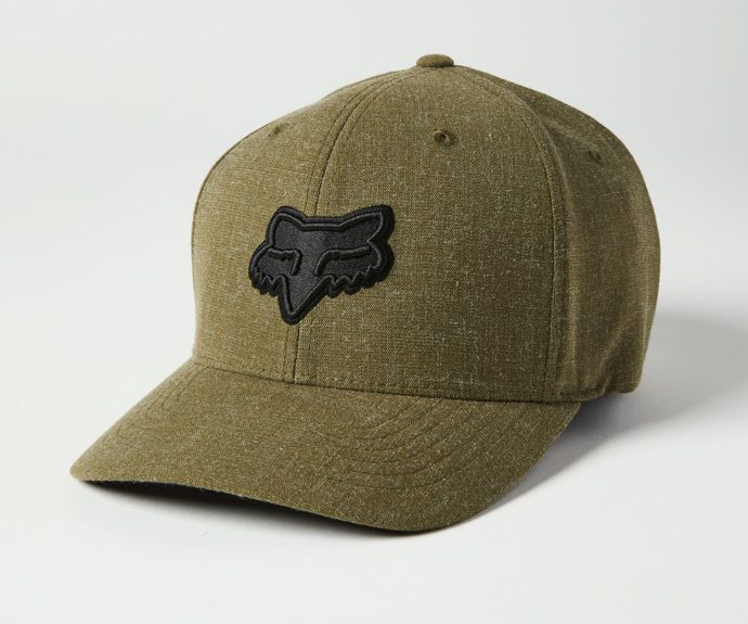 FOX Transposition Flexfit Hat, Olive Green