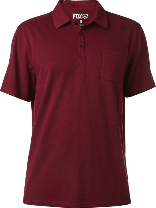 FOX Legacy Polo Heather Burgundy