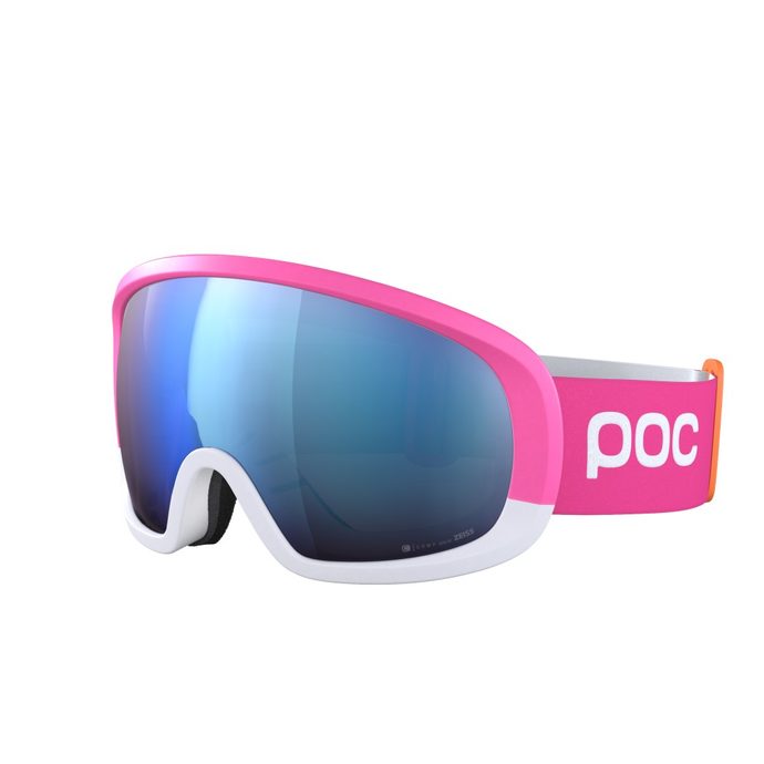 POC Fovea Mid Clarity Comp Fluorescent Pink/Spektris Blue