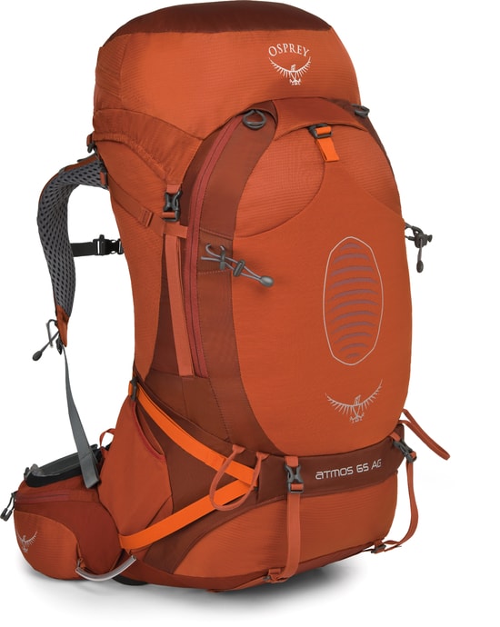 OSPREY Atmos AG 65 cinnabar red - turistický batoh