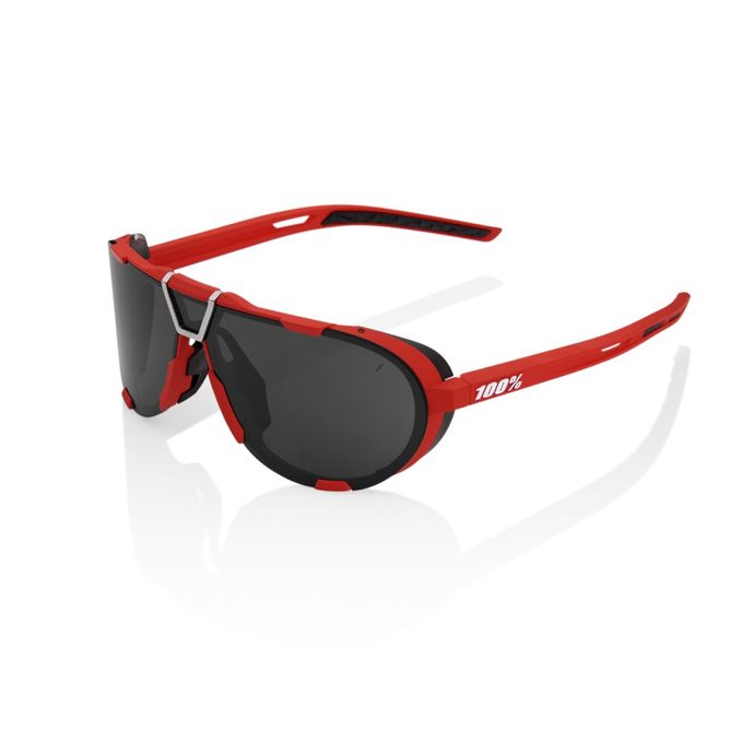 100% WESTCRAFT, Soft Tact Red - Black Mirror Lens