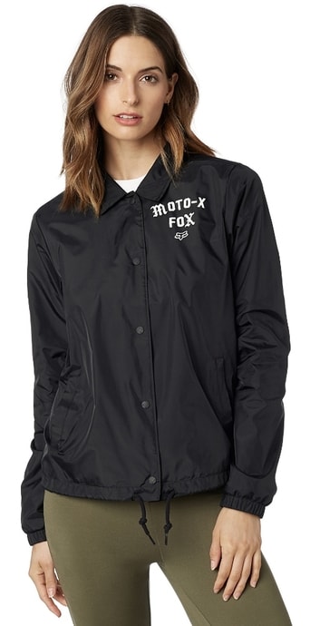 FOX Pit stop coaches jacket Black/White