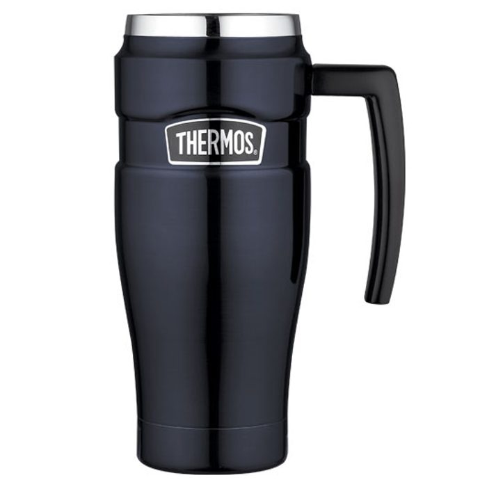 THERMOS Vodotěsný termohrnek s madlem 470 ml tmavě modrá