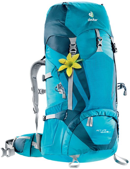 DEUTER ACT Lite 45+10 SL petrol-arctic - dámský turistický batoh