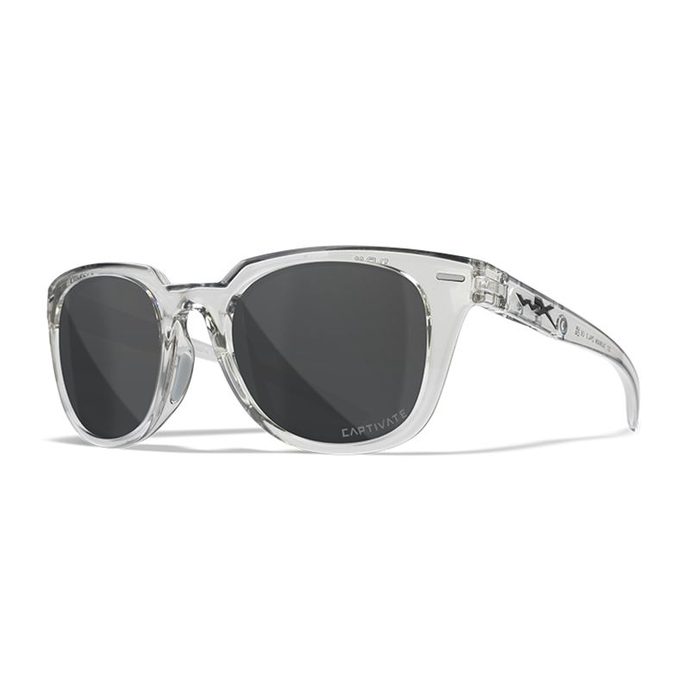 ULTRA Captivate Polarized - Smoke Grey/Gloss Crystal Light Grey - sluneční  brýle - WILEY X - 4 671 Kč